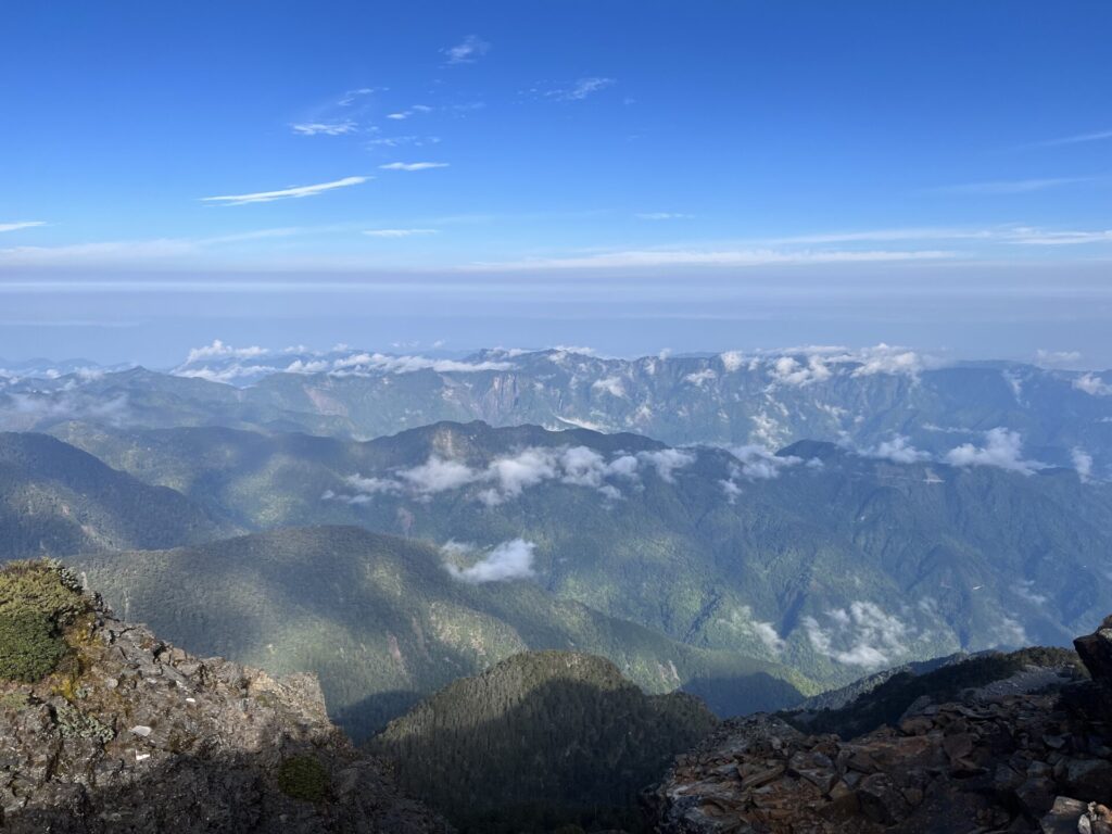 風景　台湾の山々